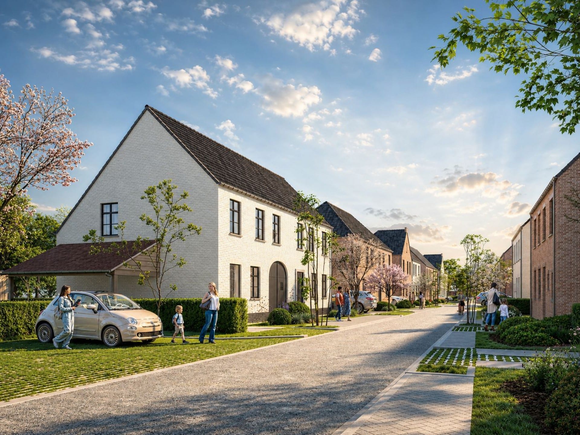 New-build homes in Molenstraat – Hoge Akker in Sijsele