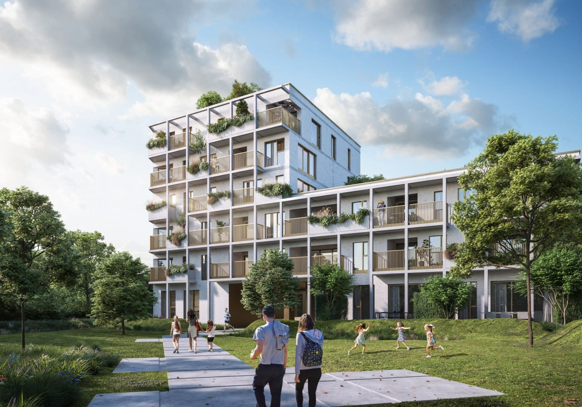 Westpoint Bourgoyen, een groen woonproject aan de rand van Gent
